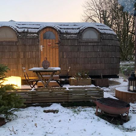 Cabane En Bois Avec Bain Nordique Et Sauna Marigny  Eksteriør billede