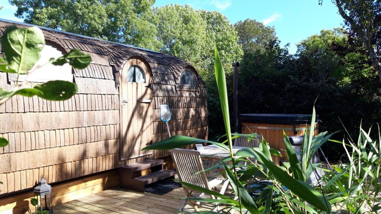 Cabane En Bois Avec Bain Nordique Et Sauna Marigny  Eksteriør billede