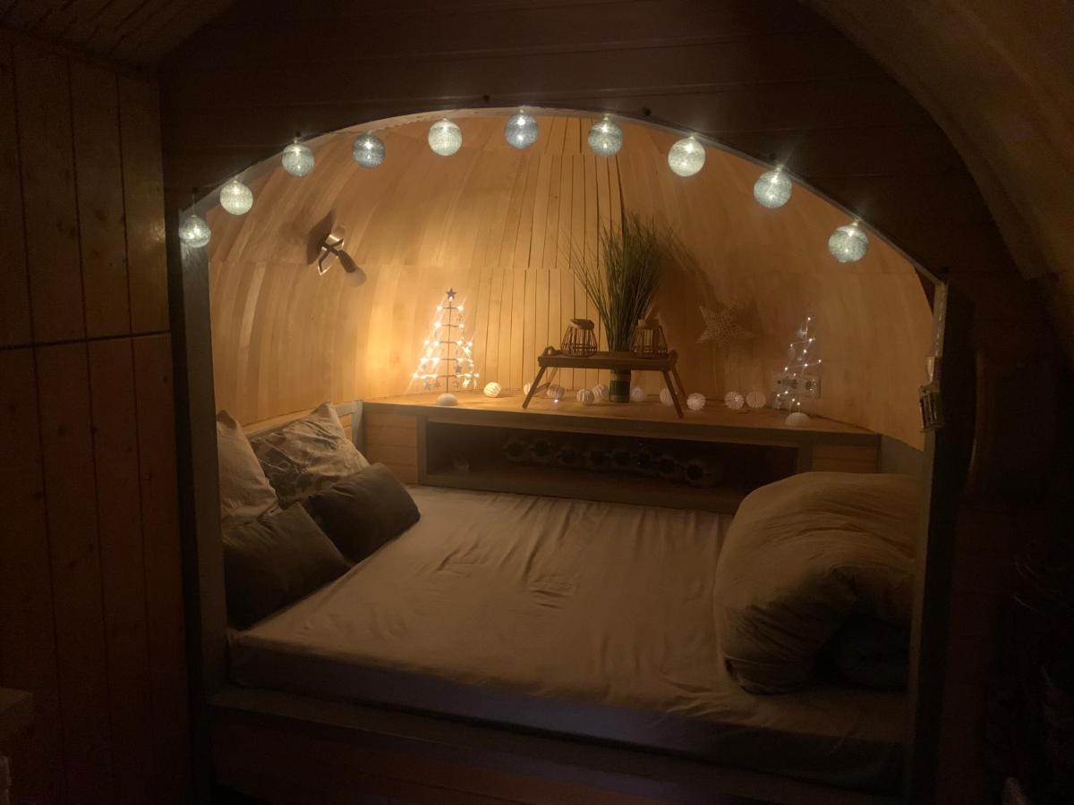 Cabane En Bois Avec Bain Nordique Et Sauna Marigny  Eksteriør billede